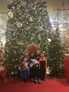 Our first family Christmas trip was to Great Wolf Lodge.