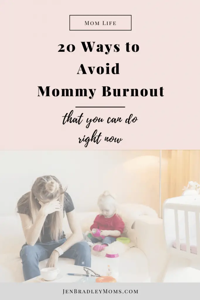 Trying just a few of these tips during the day will help you to avoid mommy burnout for sure.