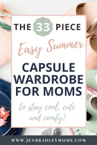 create a 33 piece summer capsule wardrobe