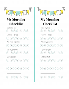 this summer schedule checklist for kids is really helpful