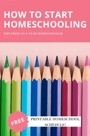 how to start homeschooling can be an overwhelming topic!