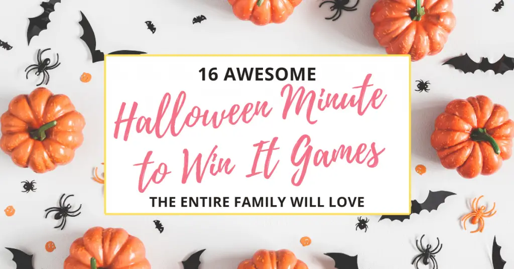 Halloween Minute to Win It Games