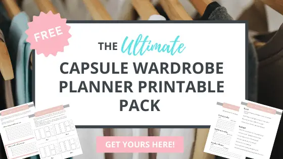creating a capsule wardrobe for fall with this handy planner