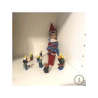 elf on the shelf vs. lego