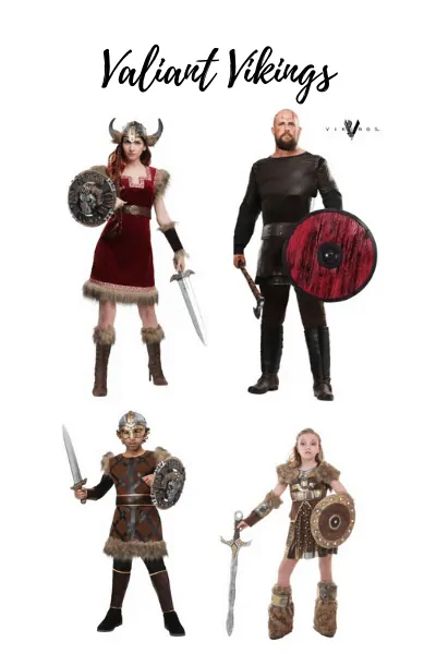Viking family halloween costumes