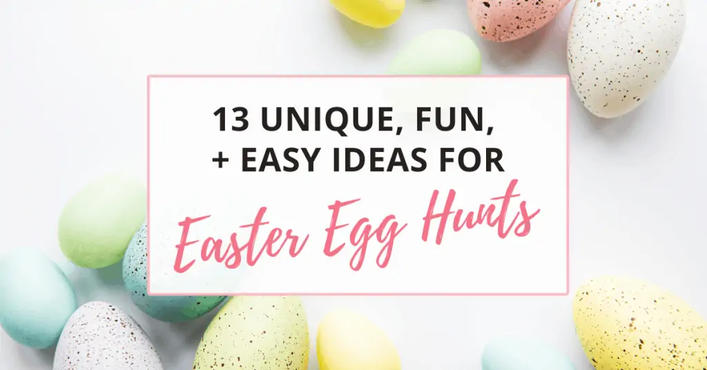 ideas for easter egg hunts