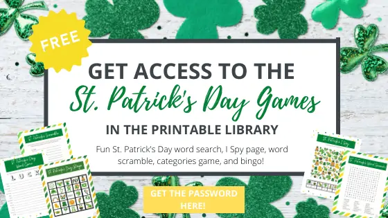free St. Patrick's day printable games