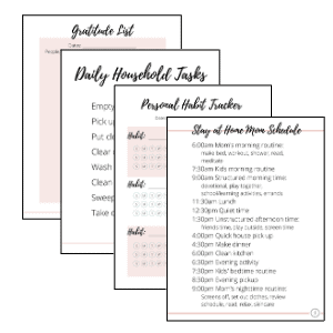 daily routines printable pack