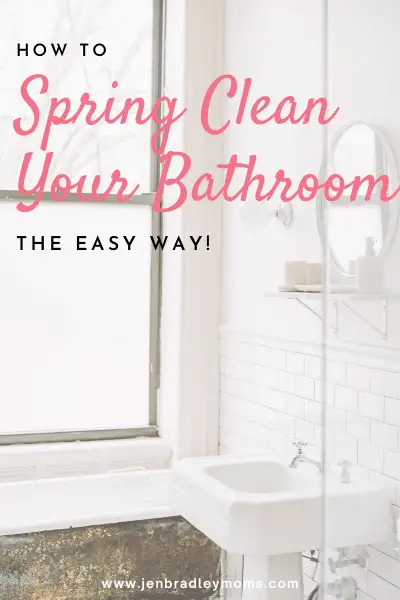how to deep clean your bathroom the easy way