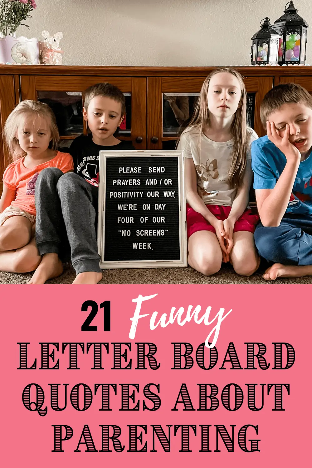21 Funny Letter Board Quotes Perfect for Your Mom Life