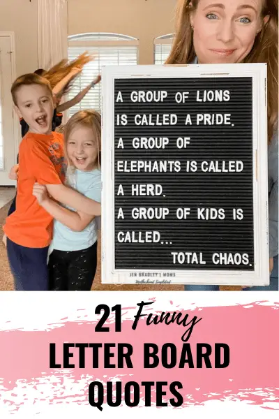 parenting letter board funny
