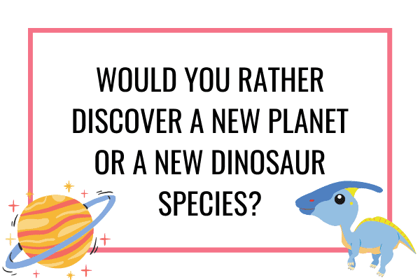new planet or dinosaur species