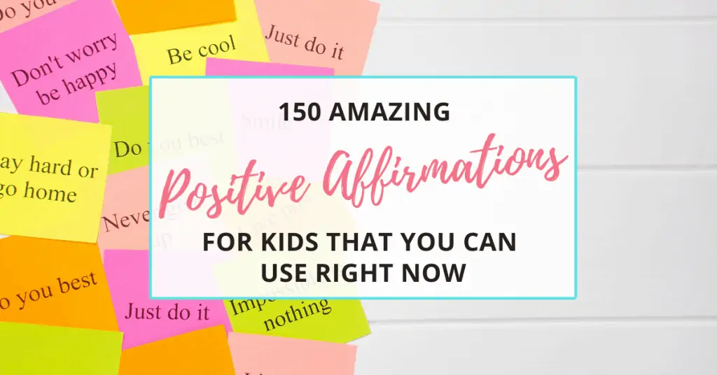 positive affirmations for kids