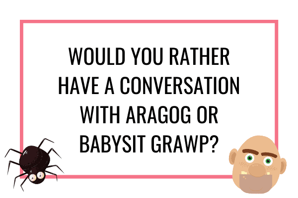 aragog or grawp harry potter question