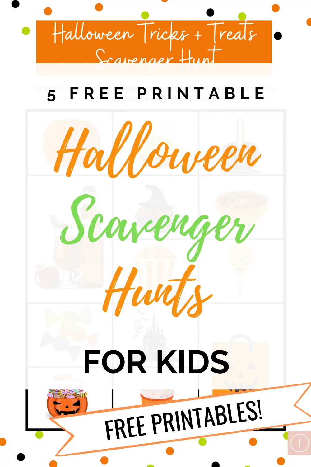 5 Delightful Free Printable Halloween Scavenger Hunts for Kids