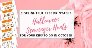 printable halloween scavenger hunt for kids