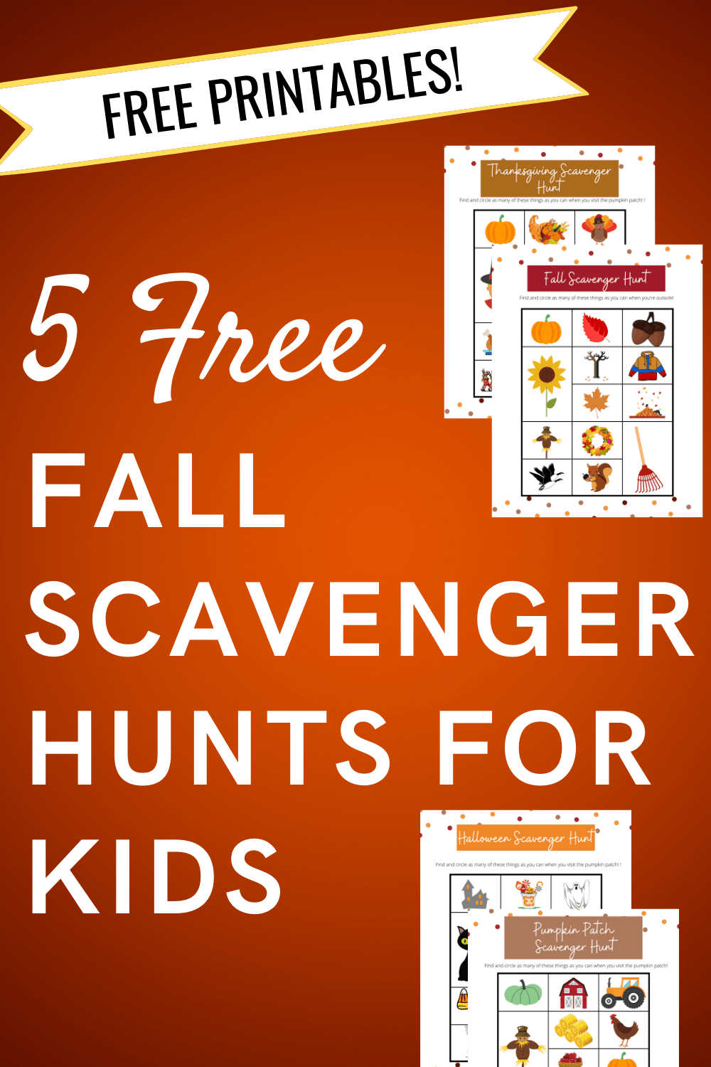 5 Fun Fall Scavenger Hunts Your Kids Will Love