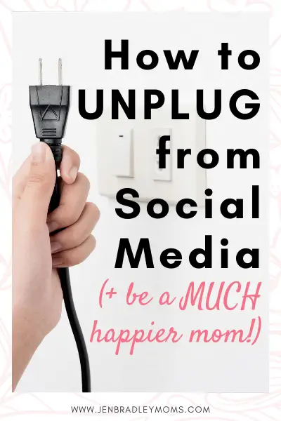 unplug from social media