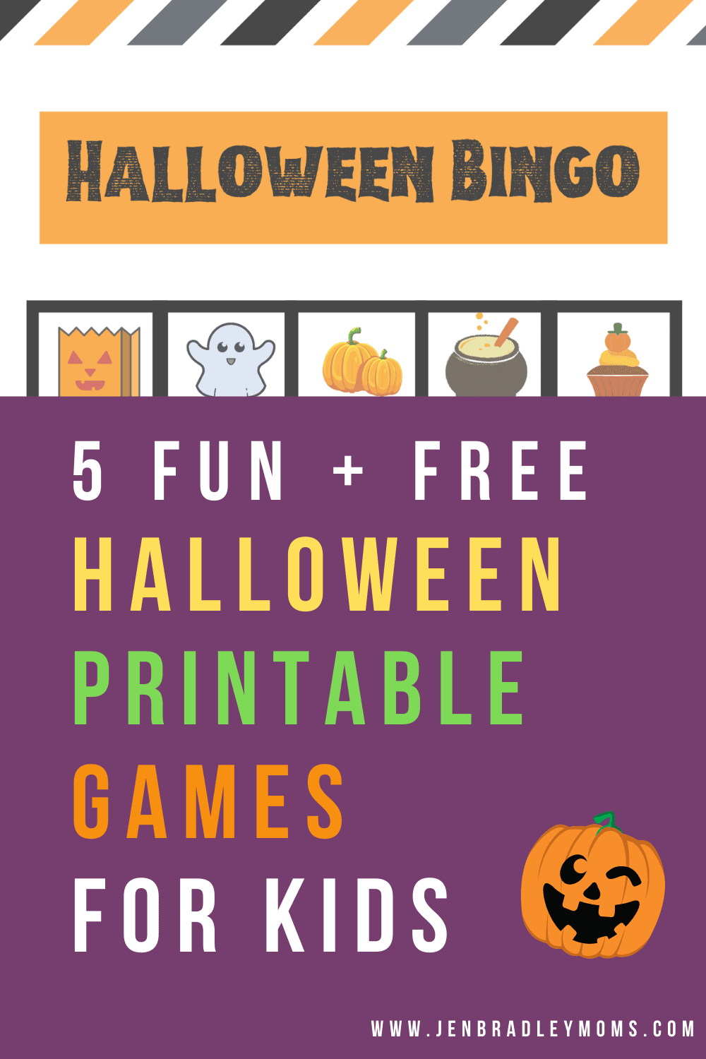 Halloween Bingo Free Printable (+ 5 More Adorable Halloween Games!)