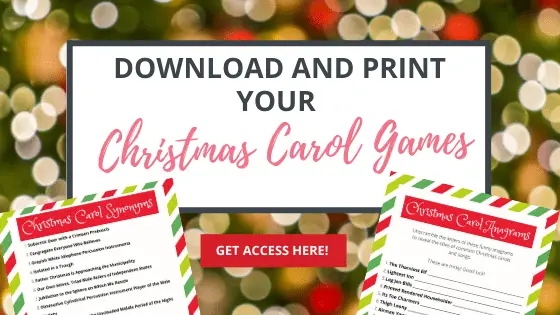 christmas carol games printable