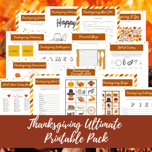 Thanksgiving Ultimate Printable Pack