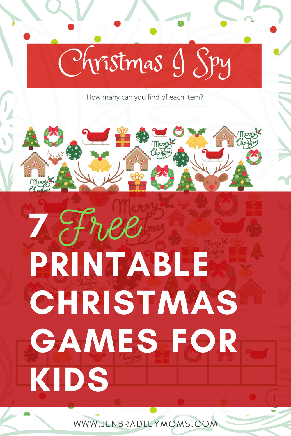 7 Free Printable Christmas Games That Your Kids Will  Love