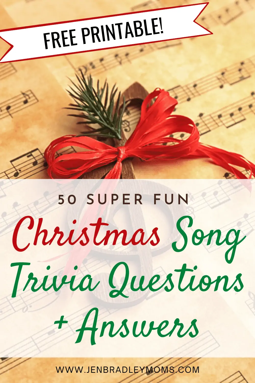 Christmas Song Trivia for Kids - 50 Fun Questions and Answers