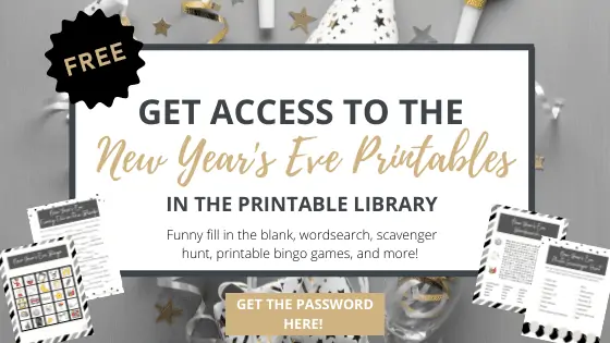 New Year's Eve Printable Games