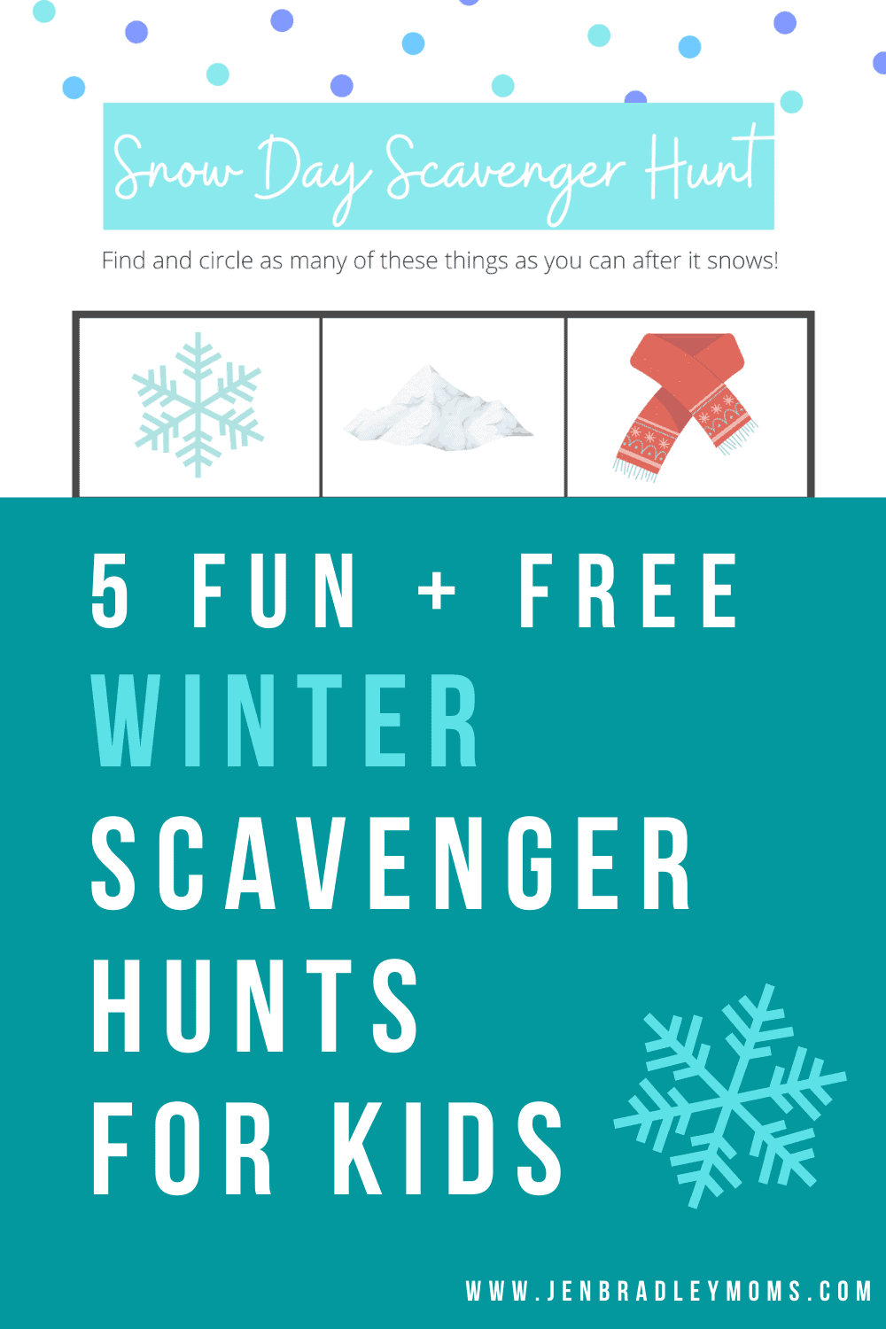5 Fun Winter Scavenger Hunts for Your Kids - Free Printables