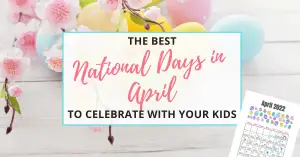 april national days for kids