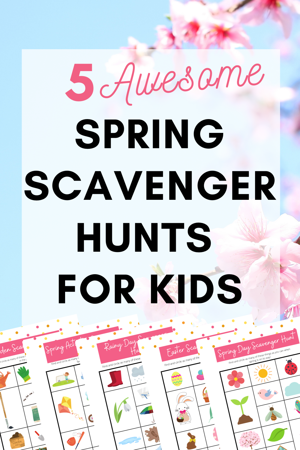 5 Fun Spring Scavenger Hunts Your Kids Will Love