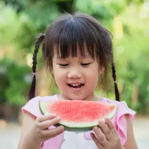 watermelon eating