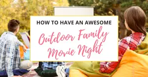 outdoor family movie night