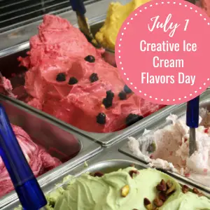 creative ice cream flavors day