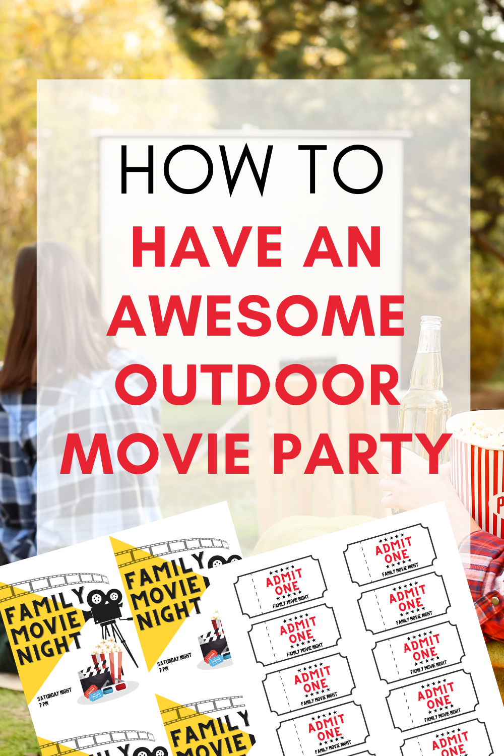 How to Have an Awesome Outdoor Family Movie Night