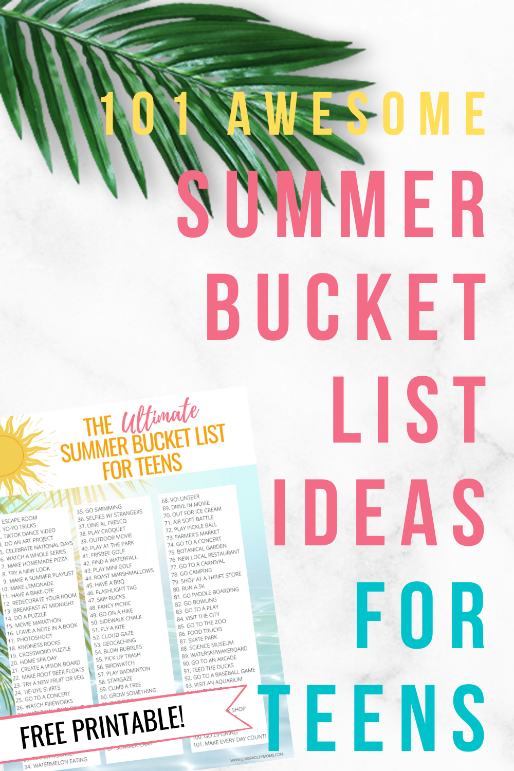 The Ultimate Summer Bucket List for Teens