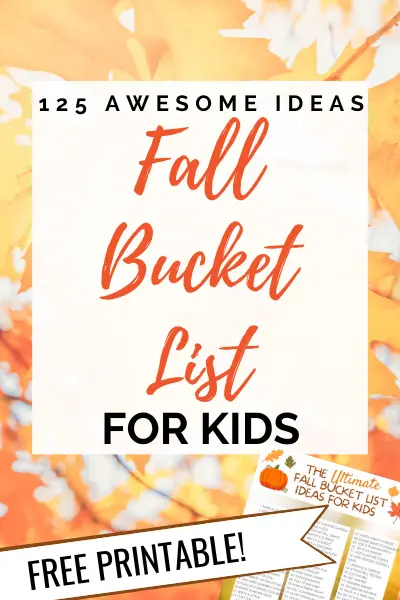 fall bucket list pin 2022