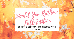 would you rather fall edition