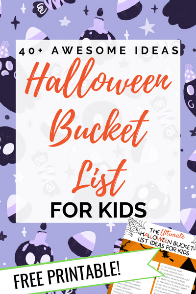 halloween bucket list pin