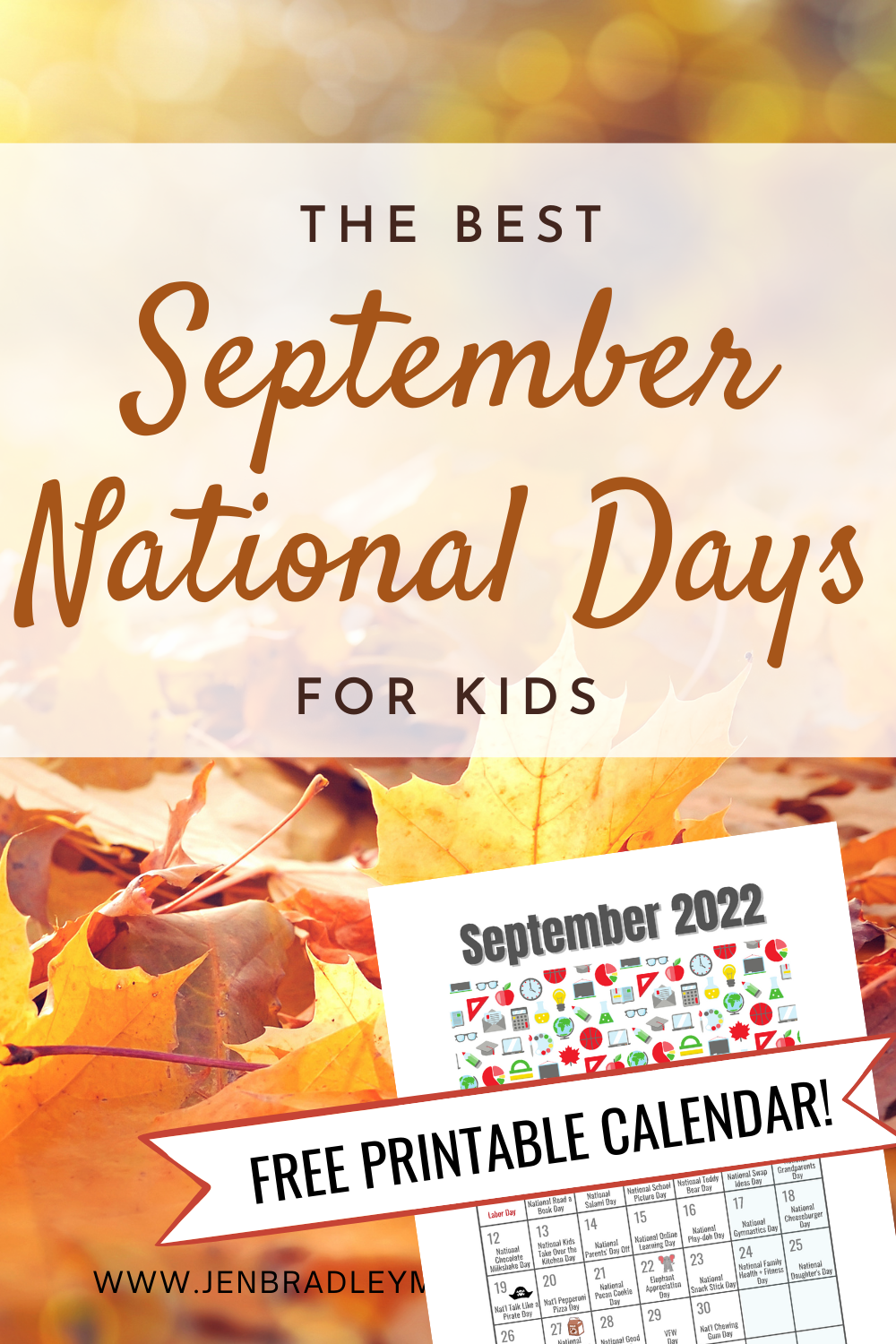 30 Fun National Holidays in September That Your Kids Will Love