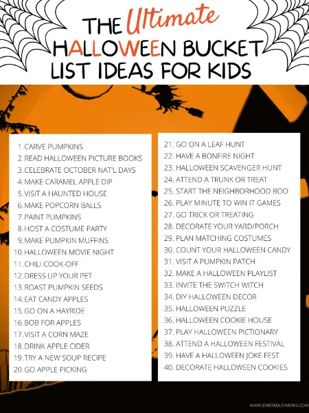 Halloween bucket list pic