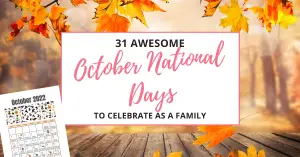 October National Days for Kids
