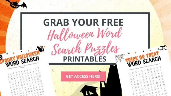 free word search puzzles for halloween
