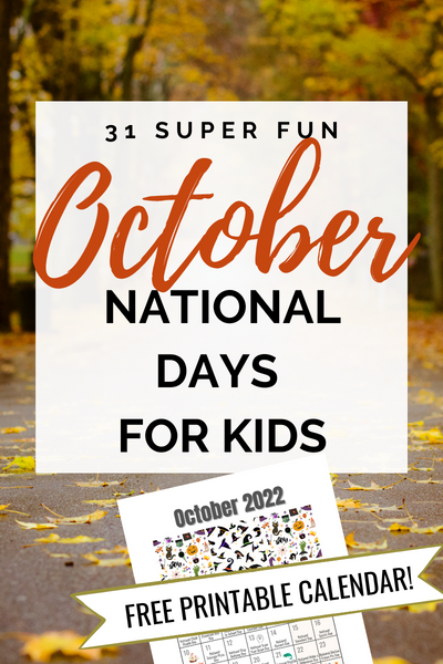 october national days for families