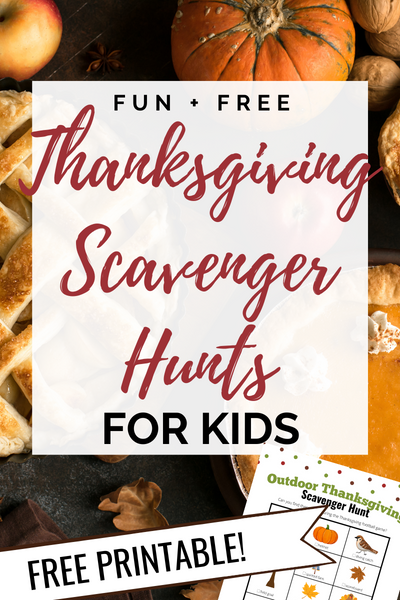 3 Fun Thanksgiving Scavenger Hunts for Kids